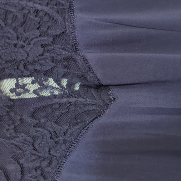 Torrid Plus Size Navy Blue Shirt Silky Soft - Picture 3 of 5